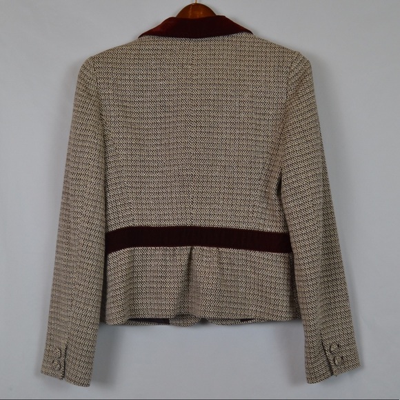 NWOT Neiman Marcus couture, tailored trimmed tweed blazer - Picture 9 of 15